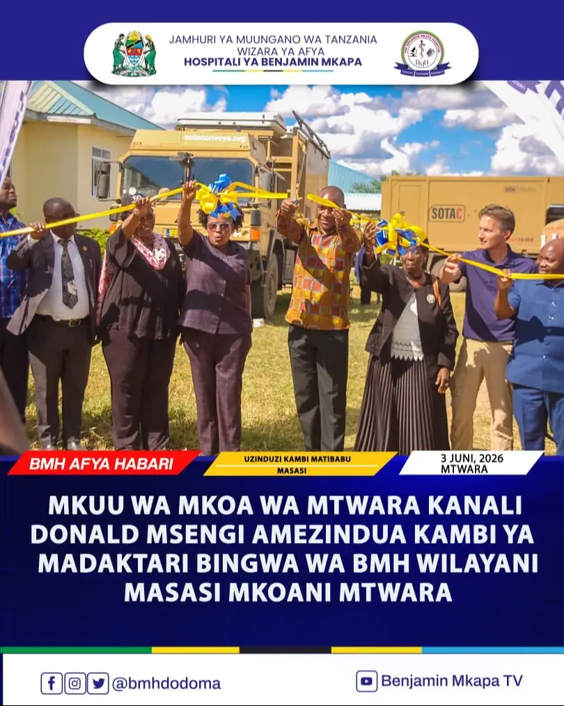 MKUU WA MKOA WA MTWARA KANALI DONALD MSENGI AMEZINDUA KAMBI YA MADAKTARI BINGWA WA BMH WILAYANI MASASI MKOANI MTWARA