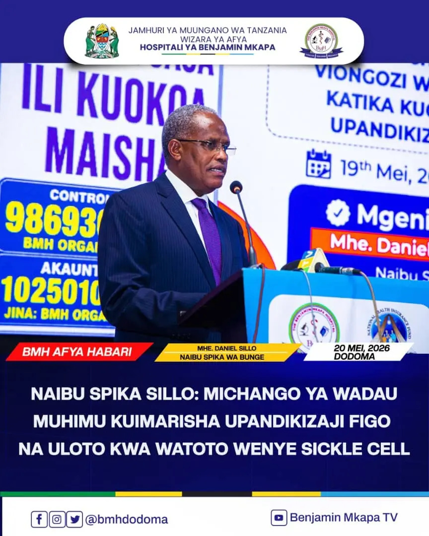 NAIBU SPIKA SILLO: MICHANGO YA WADAU MUHIMU KUIMARISHA UPANDIKIZAJI FIGO NA ULOTO KWA WATOTO WENYE SICKLE CELL.