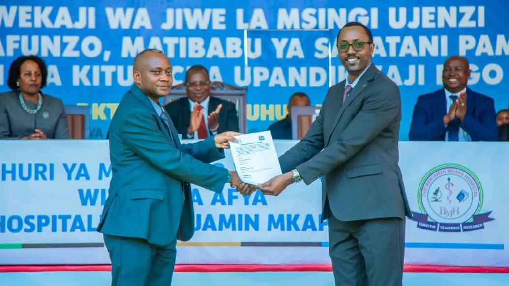 TANZANIA YAPOKEA RASMI MRADI WA KIKANDA WA UPANDIKIZAJI ULOTO NA SAYANSI YA DAMU KATIKA HOSPITALI YA BENJAMIN MKAPA.